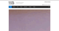 Desktop Screenshot of ensemble-vocapella.de